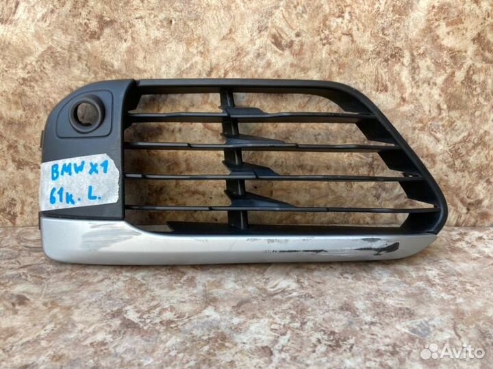Заглушка бампера лев. BMW X1