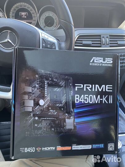 Материнская плата asus prime B450M-K II