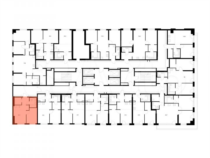 1-к. квартира, 33,2 м², 4/31 эт.