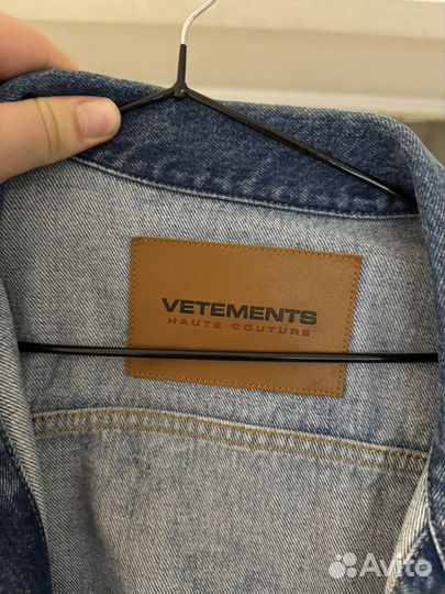 Джинсовая куртка Vetements