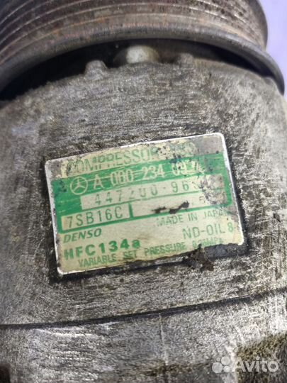 Компрессор кондиционера Mercedes Benz w202