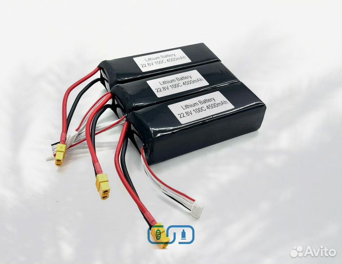 Аккумулятор для FPV дрона ZEE 4500mAh 6S100С XT60