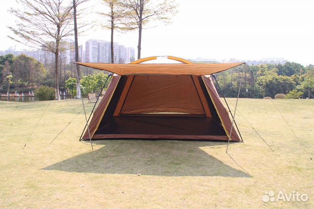 Большой шатер арт 1636 кухня палатка на рыбалку