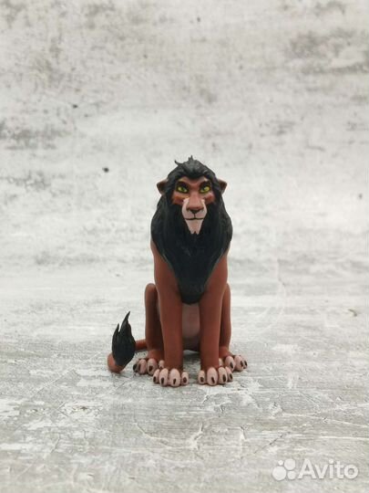 Шрам, Король лев, авторская фигурка 7 см