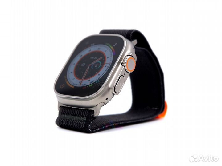 Watch Ultra 49 мм Titanium Case with Black/Grey Tr