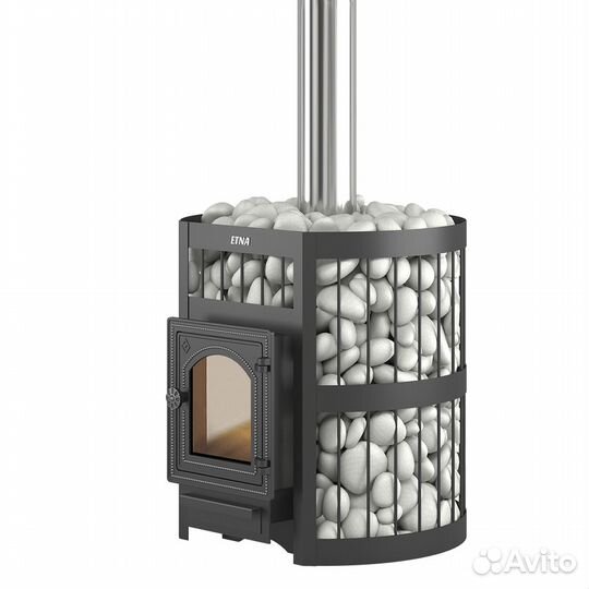 Чугунная печь для бани этна 18 (дт-4С) Стандарт б
