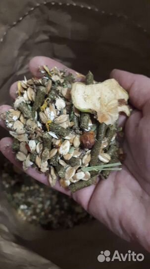 Корма для морских свинок, дек. кроликов