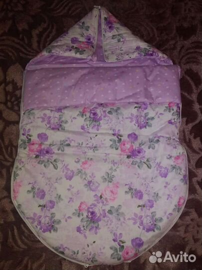 Новый тёплый конверт на выписку