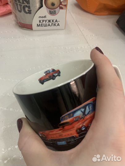 Кружка Коралл ретро авто новая