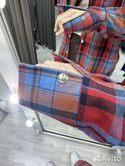 Рубашка женская в клетку