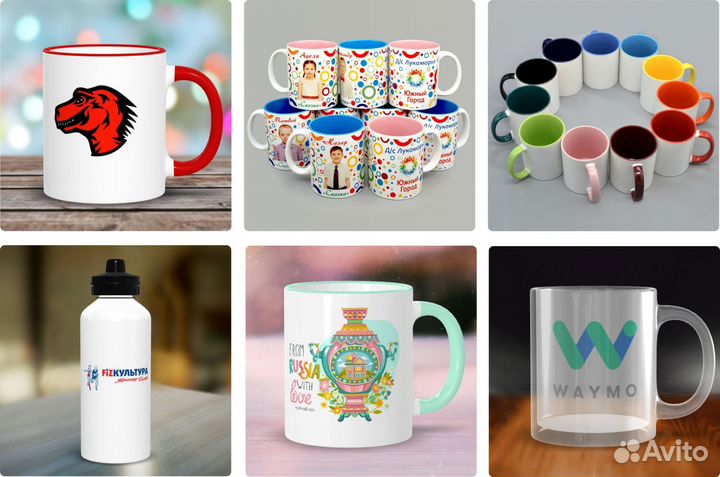 Печать на футболках, кружках
