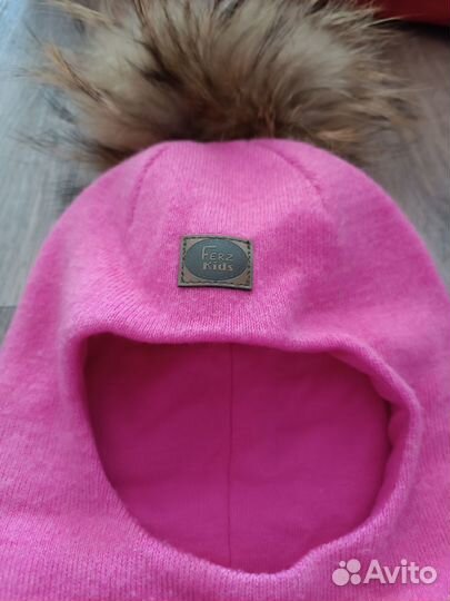 Шапка шлем для девочки
