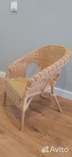 Кресло детское ротанг IKEA