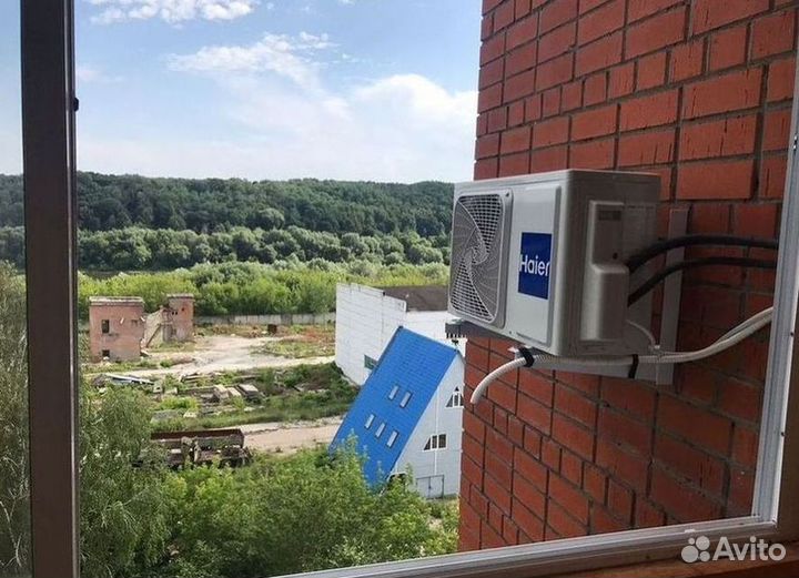 Сплит система с установкой