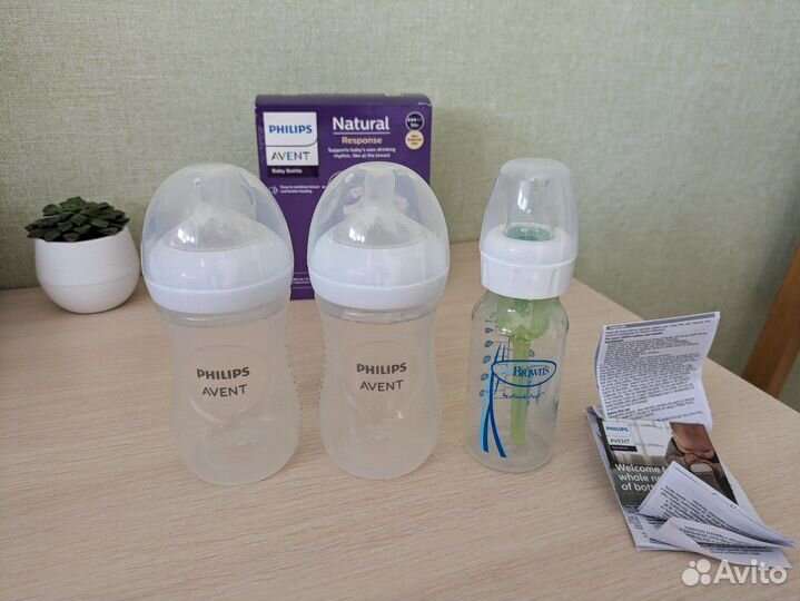 Бутылочки новые Philips Avent и Dr Brown's