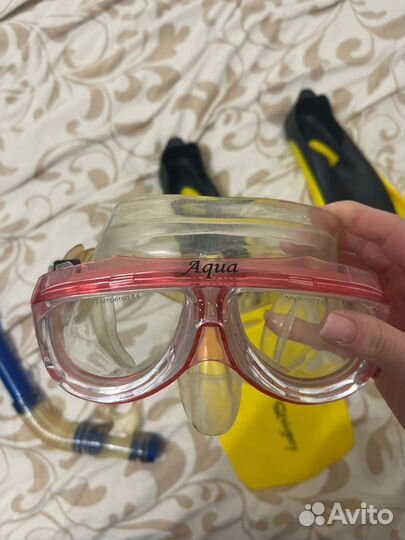 Ласты, маска, трубка для плавания детские