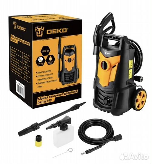Новая мини мойка электрическая Deko dkcw140