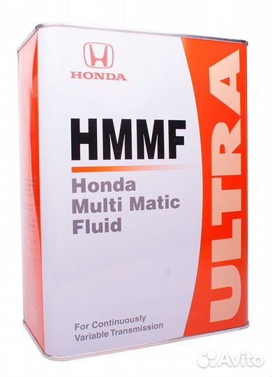 Масло в вариатор Honda hmmf 4л