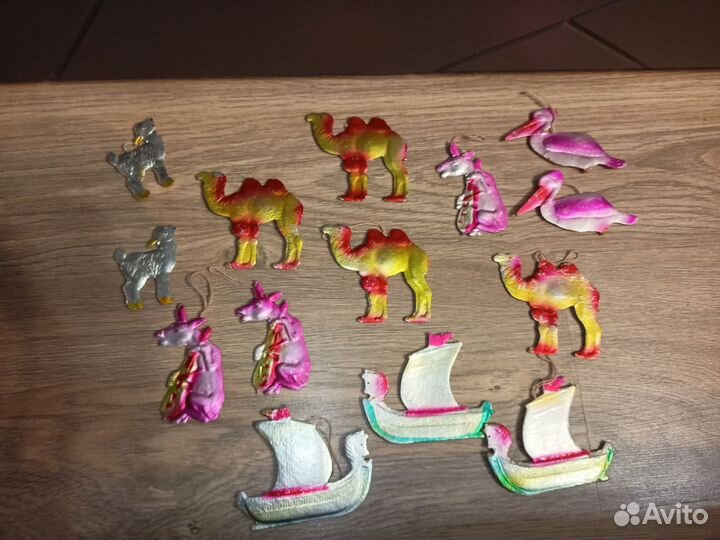 Ёлочные игрушки ссср.Картонаж