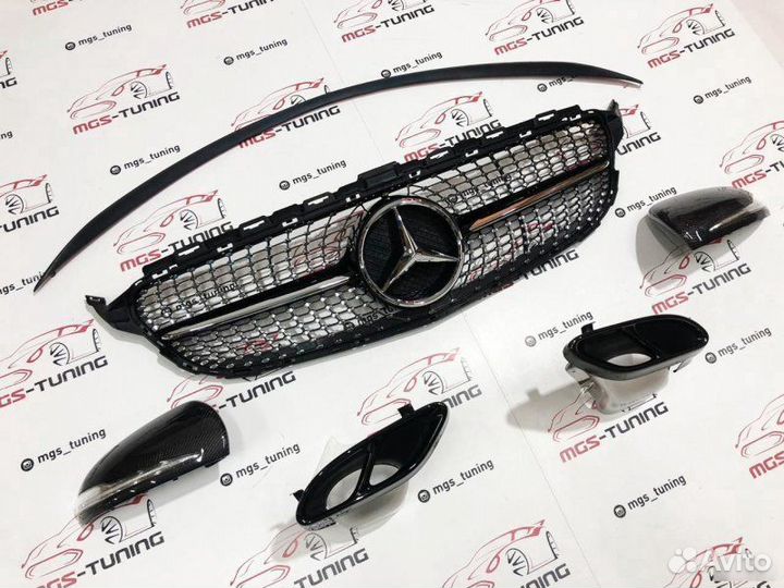 Комплект дооснащения Mercedes w205 C43 AMG Black+
