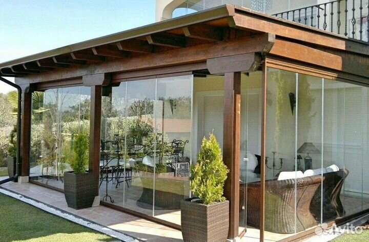 Остекление террасы, веранды. Рассрочка