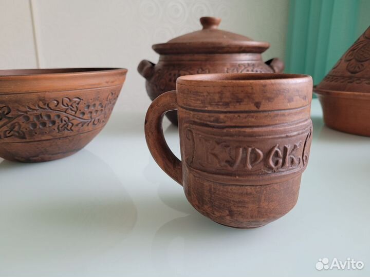 Глиняная кружка