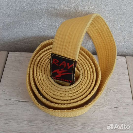Пояс жёлтый для кимоно в Энергетике