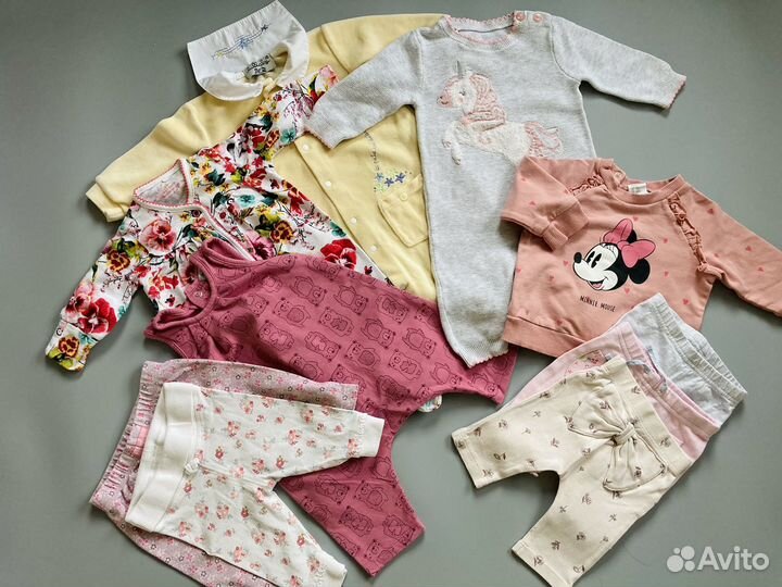 Вещи на новорожденную девочку 56 62 next