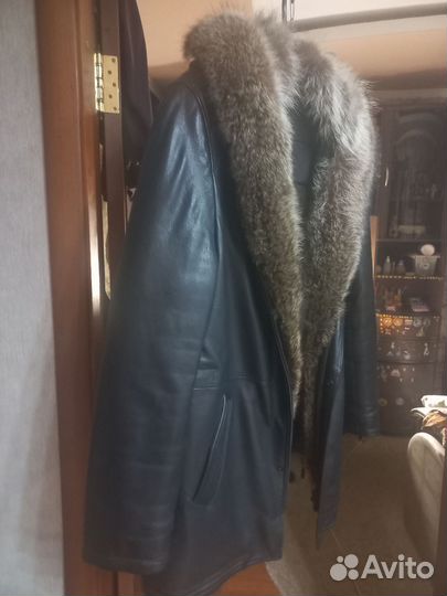 Мужская зимняя куртка парка 56 размер