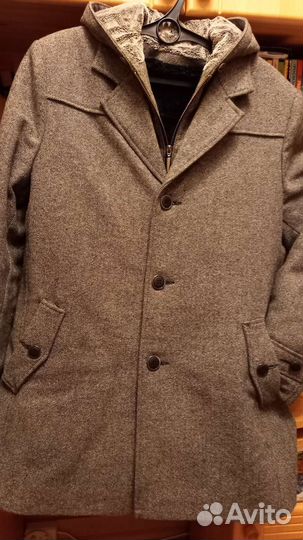 Пальто зимнее мужское 52 размер