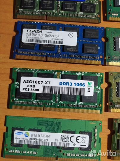 Оперативная память ddr3 2gb для ноутбука