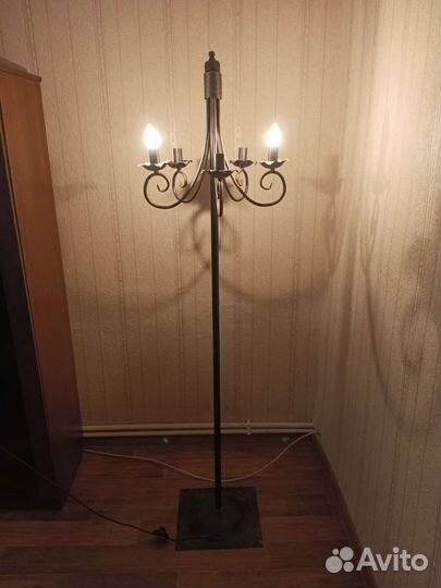 Торшер напольный роза