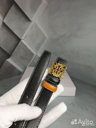 Ремень женский loewe натуральная кожа люкс