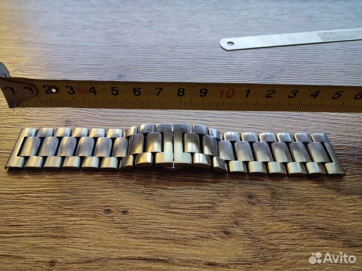 Ремешок для часов 22мм нержавейка