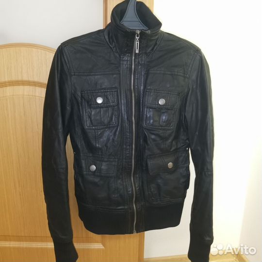 Куртка кожаная женская Bershka размер М