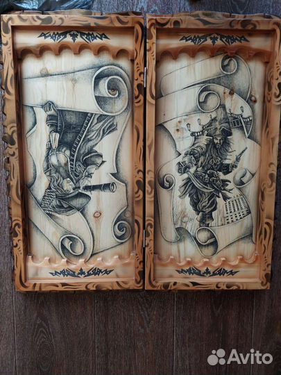 Нарды ручной работы