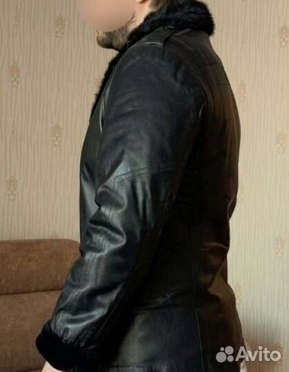 Дубленка натуральная мужская 52 54