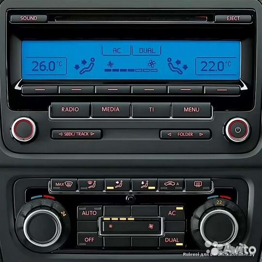 Магнитофон на tiguan