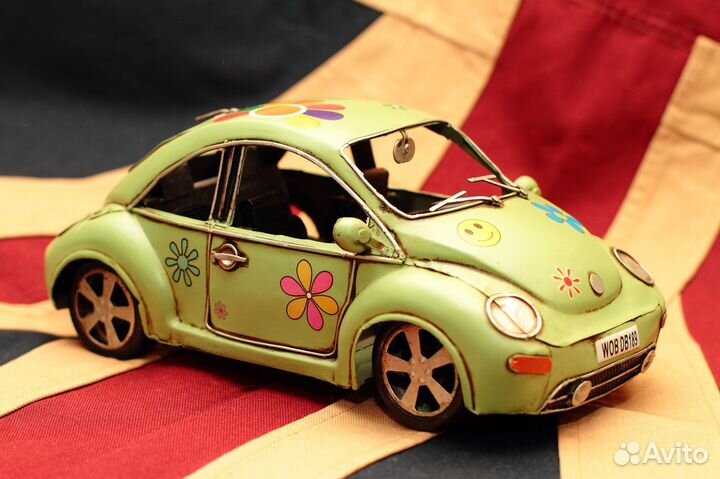 Модель автомобиля Beatle ручная работа металл