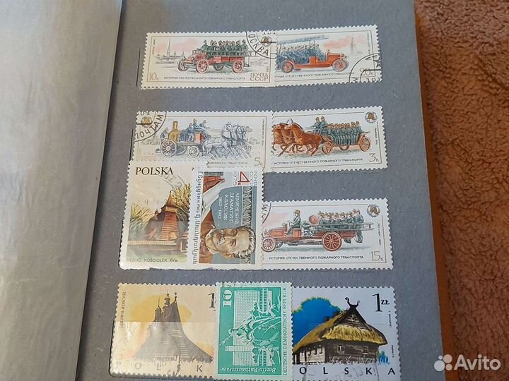 Марки почтовые польские и советские