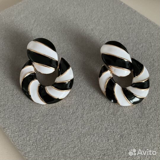 Серьги стиль Chanel