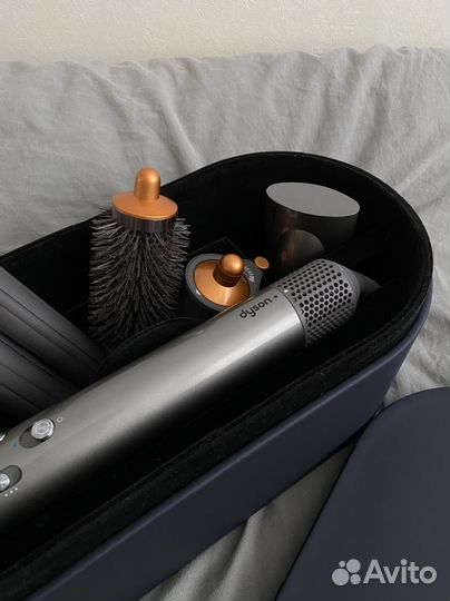 Dyson airwrap long hs05 nickel and copper стайлер