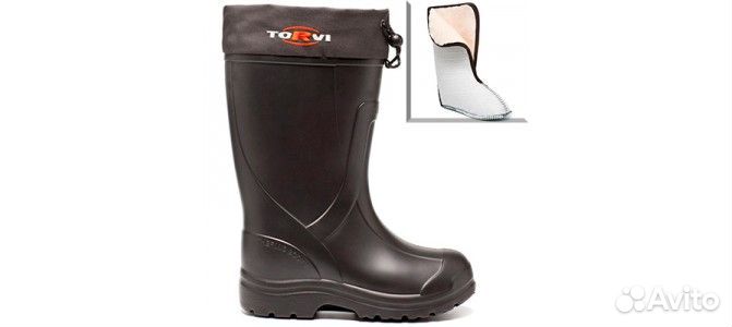 Зимние сапоги из эва С подошвой тэп torvi T-45C