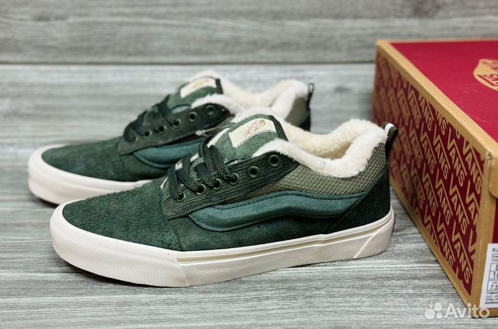 Кеды Vans Knu Skool на меху зима