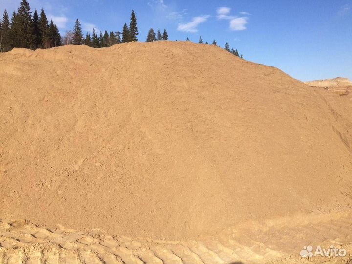 Песок речной-намывной в мешках 25 литров