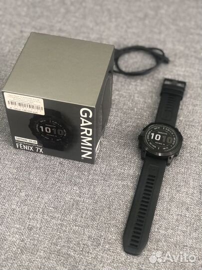 Часы Garmin fenix 7x sapphire solar