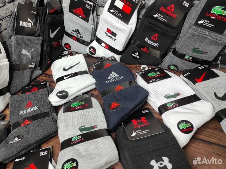 Носки Nike Adidas Puma Reebok Fila
