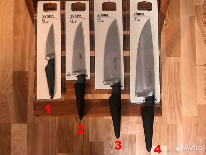 Кухонные ножи икеа вёрда vorda
