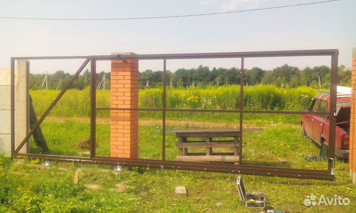 Откатные ворота 4*2м