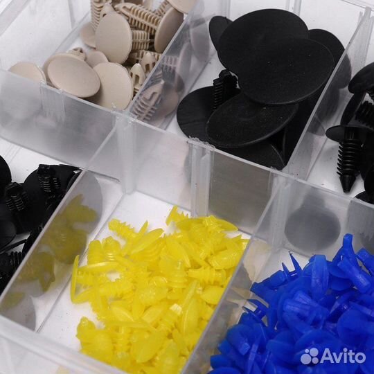 Клипсы пистоны для Обивки Салона Авто Набор 650 шт